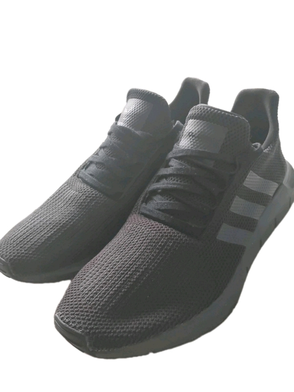 Men's Black Knit Athletic Sneakers - Lightweight Comfort